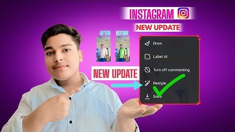 instagram story restyle option not showing problem 2025 |not showing in instagram34restyle option ||