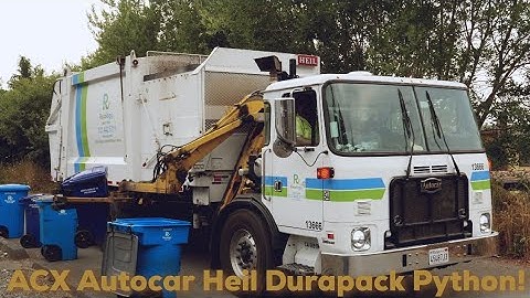 2022 Recology Arcata Heil DuraPack Python Garbage Truck!