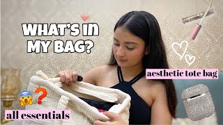 WHAT’S IN MY BAG?✨ *Essentials* every Girl Must Have & Secrets Revealed🤫💕