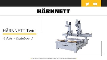 CNC HÄRNNETT TARGET Twin Skateboard
