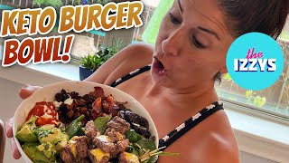 Keto Burger Bowl! CHAOTIC COOKING WITH STRIDOR