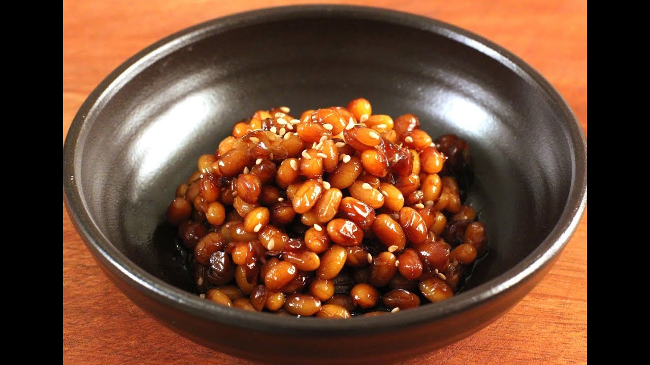 Korean soybean side dish (Kongjorim: )