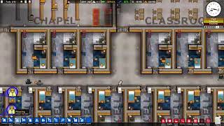 Prison Architect 2022 - Managing wires, plumbing and of course a fire #41