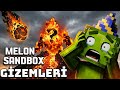 Melon Sandbox Gizemlerini Denedim 3 🤯 | Yeni Volkanik Dağ Haritası 🌋