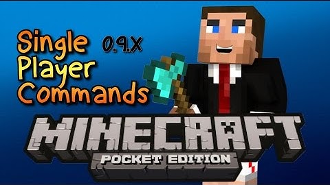 Minecraft Pocket Edition - 0.9.X Mod Showcase - Single Player Commands