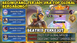 TOP GLOBAL HERO BERSATU MERATAKAN LAND OF DAWN MIYA GW BERUJUNG MANIAC! | TOP GLOBAL MIYA - MLBB