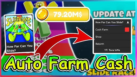 Roblox How Far Can You Slide? Script - Auto Farm Cash