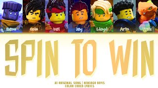 Ai Original Song Ninjago Boys - Spin To Win Org By Me Color Coded 