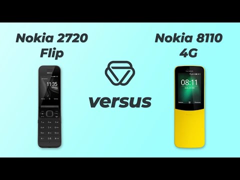 Nokia 2720 Flip vs Nokia 8110 4G - Vergleich der wichtigsten Unterschiede auf deutsch
