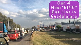Gas Line in Mexico (Almost FOUR HOURS Long!!) 2019
