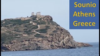 🇬🇷 Cape Sounion Greece, Temple of Poseidon for tourists, Athens