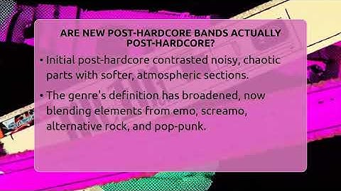 Are New Post-Hardcore Bands Actually Post-Hardcore? - Alt Scene Guru