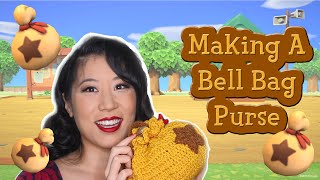 Making a Vintage Inspired Crochet Bell Bag Purse and Free Pattern | Animal Crossing