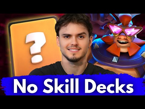 TOP 5 Most NO SKILL Decks in Clash Royale
