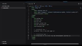 HTML |Paragraph and fomatting tags | 