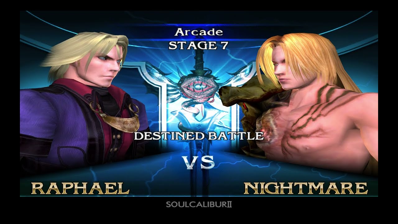 Soul Calibur 2 Arcade Extremely Hard Raphael