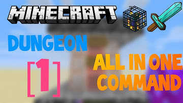 Minecraft-All in one command block creations [Dungeon]
