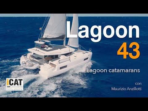 ⁣Lagoon 43, il catamarano a vela che moltiplica gli spazi