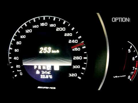 253 km/h en Mercedes CLS 63 AMG Pack Performance (Option Auto)