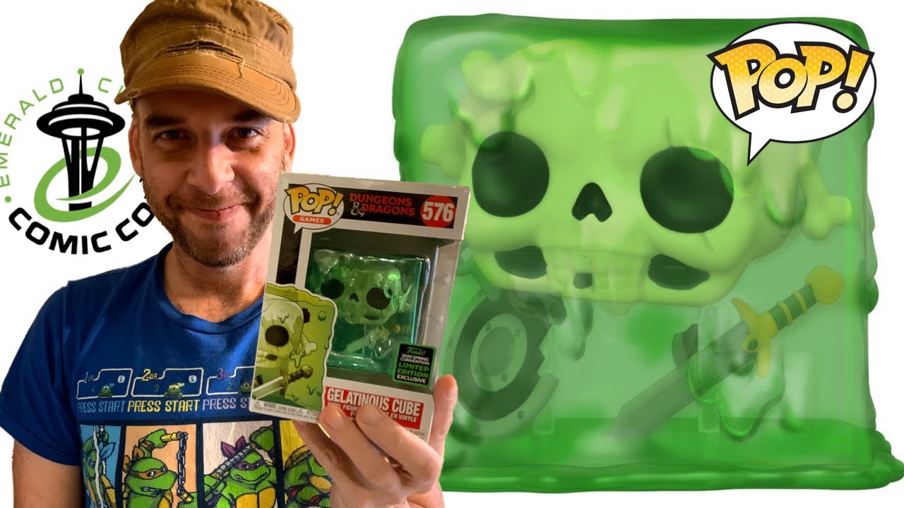 Dungeons and Dragons Gelatinous Cube FUNKO POP! ECCC 2020 Review YouTube