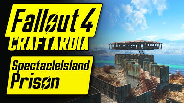 Fallout 4 Spectacle Island Prison - Base Building Timelapse - Fallout 4 Settlement Building [PC]