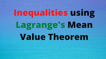 Lecture 24: Important Inequalities using Lagrange