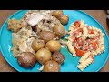 What's For Dinner Side Dish | Viral TikTok Recipe | Rotini Pasta, Feta Cheese, Tomatoes, & Olive Oil