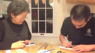 How to Make Origami Paper Covered Easter Eggs