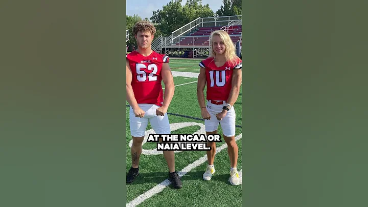 The FIRST Female College Football Player?! 🤯 #shorts #cfb #collegefootball