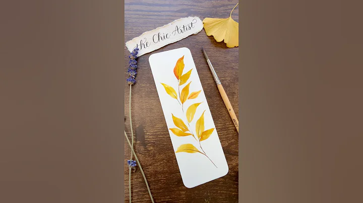 Meditate watercolor leaves painting tutorial #aquarelleart #watercolorpainting #learntopaint #art