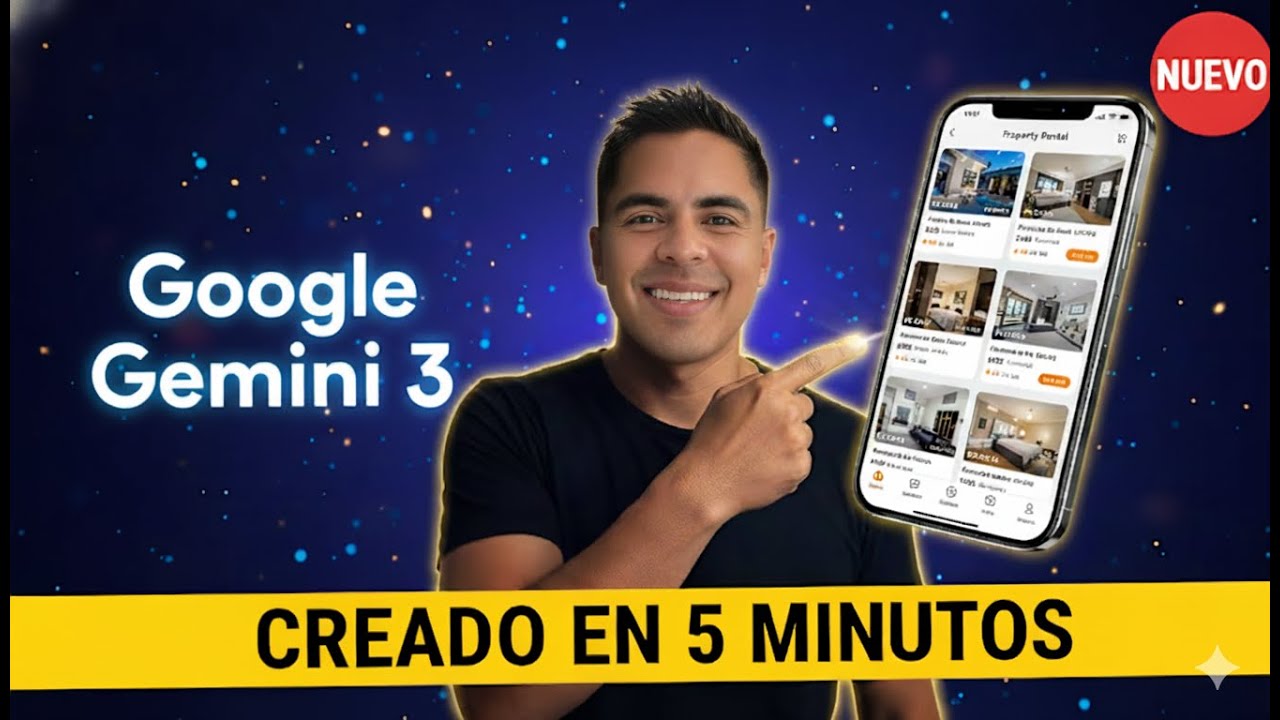 Construí una App Completa con Google Gemini 3 en Solo 5 Minutos - YouTube