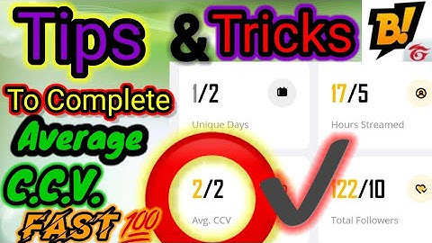 Complete Average CCV Fast💯✔️Tips&Tricks☑️☑️
