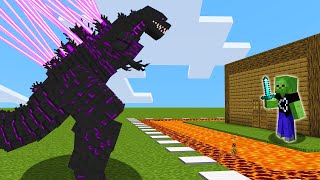 SHIN GODZILLA vs The Most Secure House in Minecraft Pocket Edition