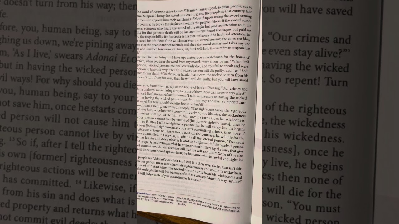 Ezekiel (Yechezk’el) 33 | Tanakh/Old Testament | Audio Bible | CJB | Complete Jewish Bible