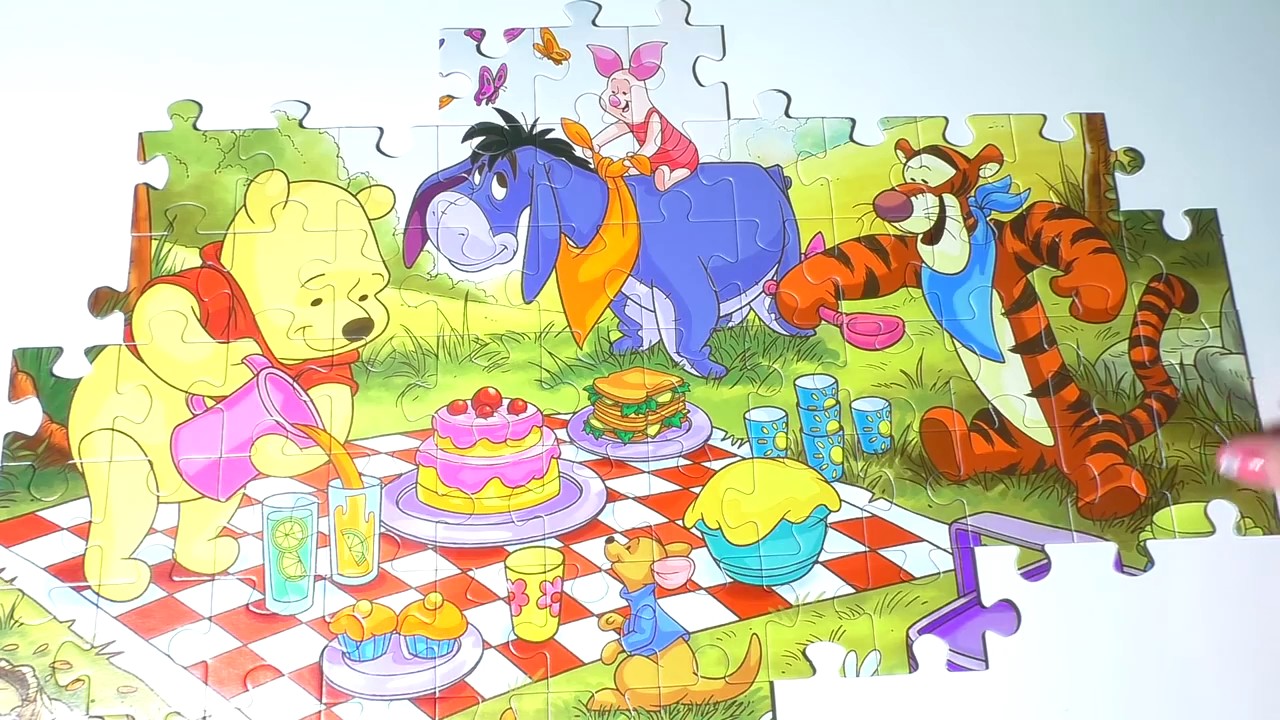 Disney WINNIE THE POOH Puzzle Games Pooh Bear Rompecabezas Clementoni ...