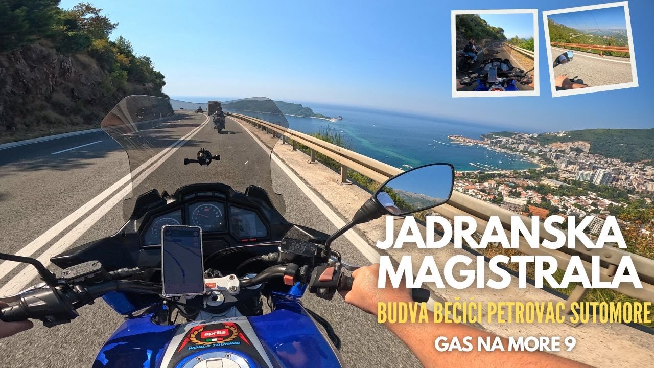Vozimo Jadranskom Magistralom Gas na more #9 Budva Bečići Petrovac Sv. Stefan Sutomore