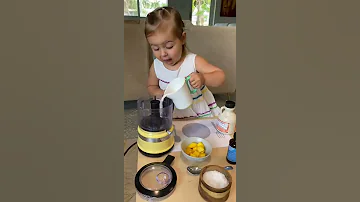 2 Year Old Makes Pudding Shorts 