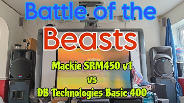 Mackie SRM450 V1 vs DB Technologies Basic 400 ("Battle Of The Beasts")