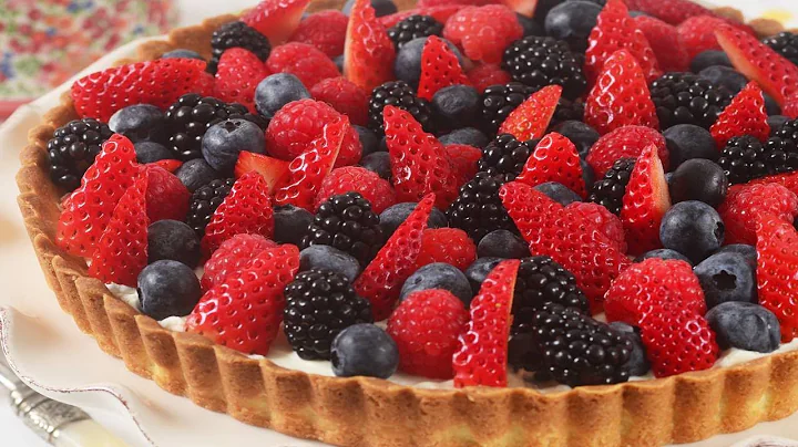 Easy Fruit Tart Recipe Demonstration - Joyofbaking.com