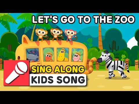 LET'S GO TO THE ZOO | LARVA KIDS | SING ALONG | KIDS SONG | 2 MIN  | LEARNING SONGS