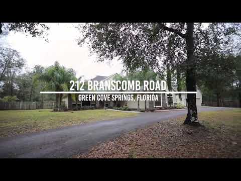 212 Branscomb road, Green Cove Springs, FL home video tour
