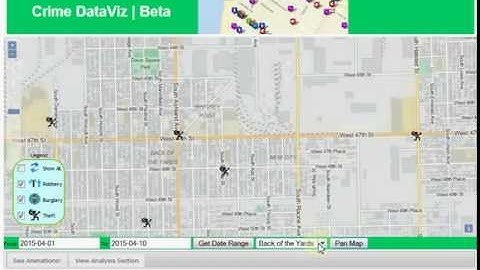 Data Visualization of Crime Data | Crime Mapping Concept