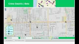 Data Visualization of Crime Data | Crime Mapping Concept
