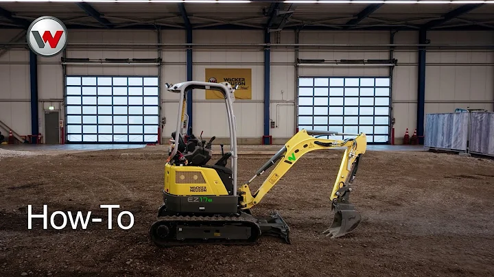 Wacker Neuson How-To: Operation of the EZ17e electric excavator (EN)