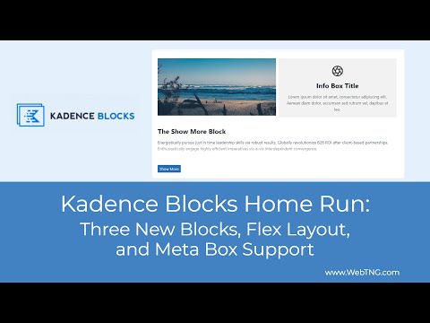 Kadence Blocks Home Run: Three New Blocks, Flex Layout, and Meta Box Support