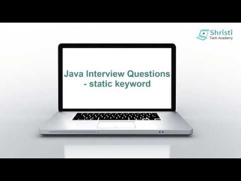 Java Interview Question and Answers - static - YouTube
