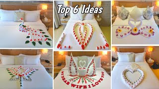 Decorating Beautiful Bedroom at home || Anniversary decorations ideas for couples || AR LOVE