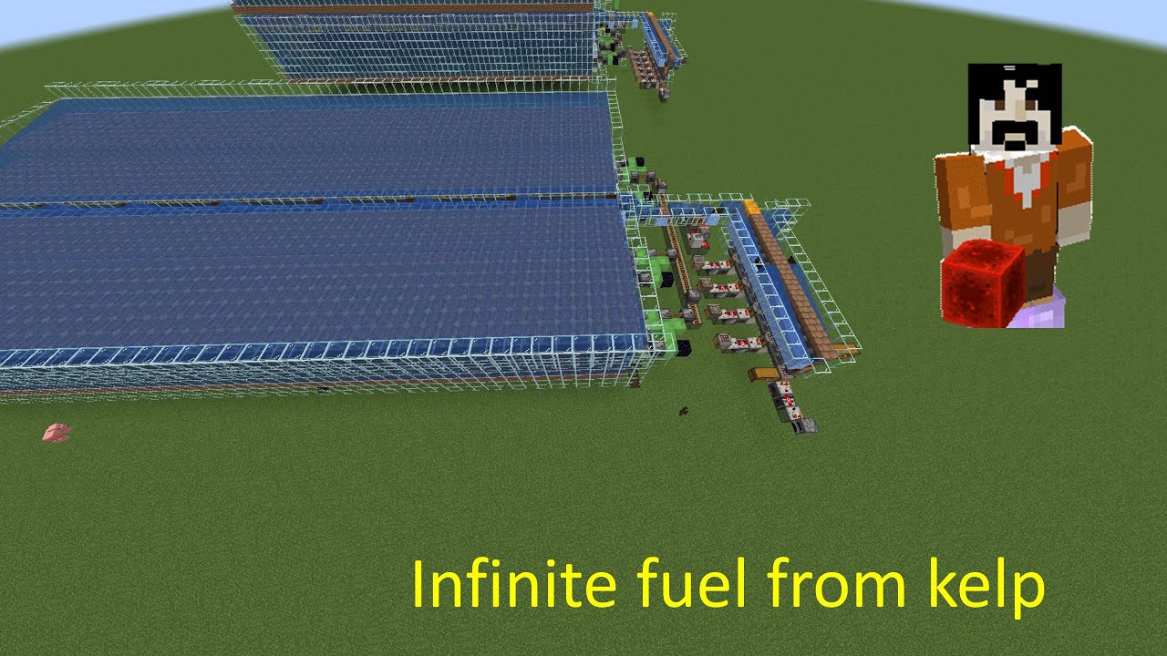 Infinite fuel from kelp smelting showcase and mini tutorial java
