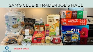 SAM’S CLUB HAUL | TRADER JOE'S HAUL | STOCKING UP | GROCERIES | HOUSEHOLD GOODS