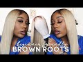 BEGINNER FRIENDLY HOW TO | DARK ROOTS & 613 HAIR CLOSURE WIG | FEAT. INSTALL RAWWIGS | DIME THE DON
